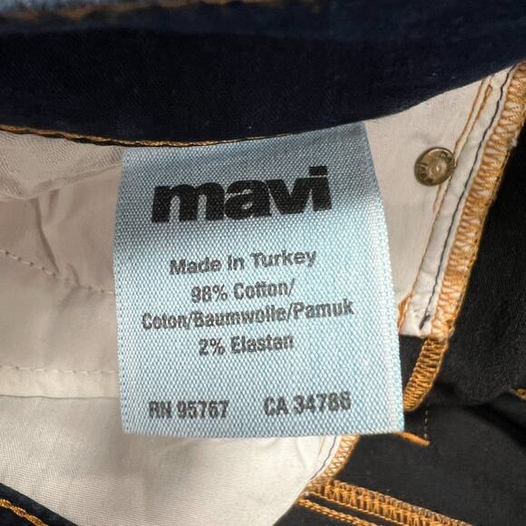NWT MAVI SERENA Low-Rise Super Skinny Jeans SIZE 27 x 33 Dark Wash Blue Denim - Picture 5 of 11